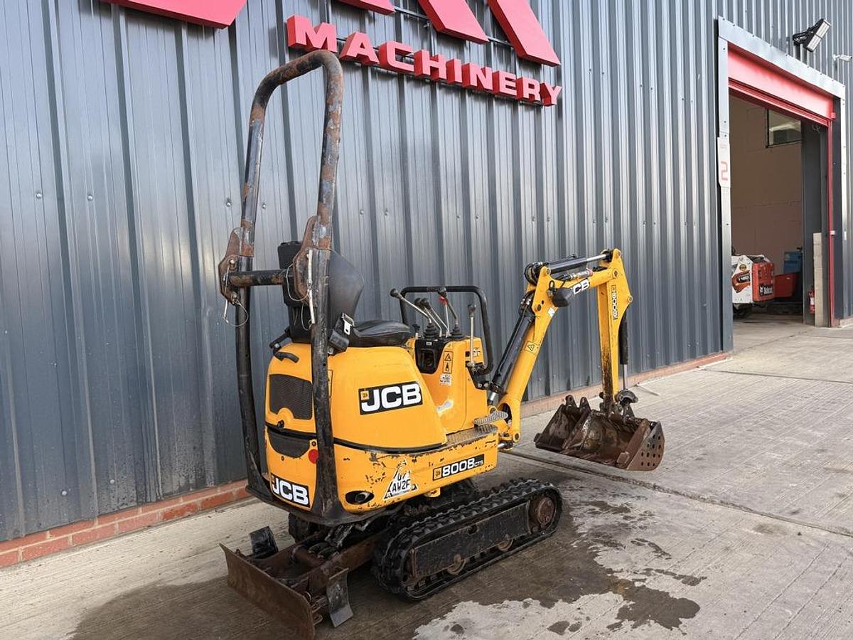 Used JCB 8008 CTS 1t Micro Excavator
