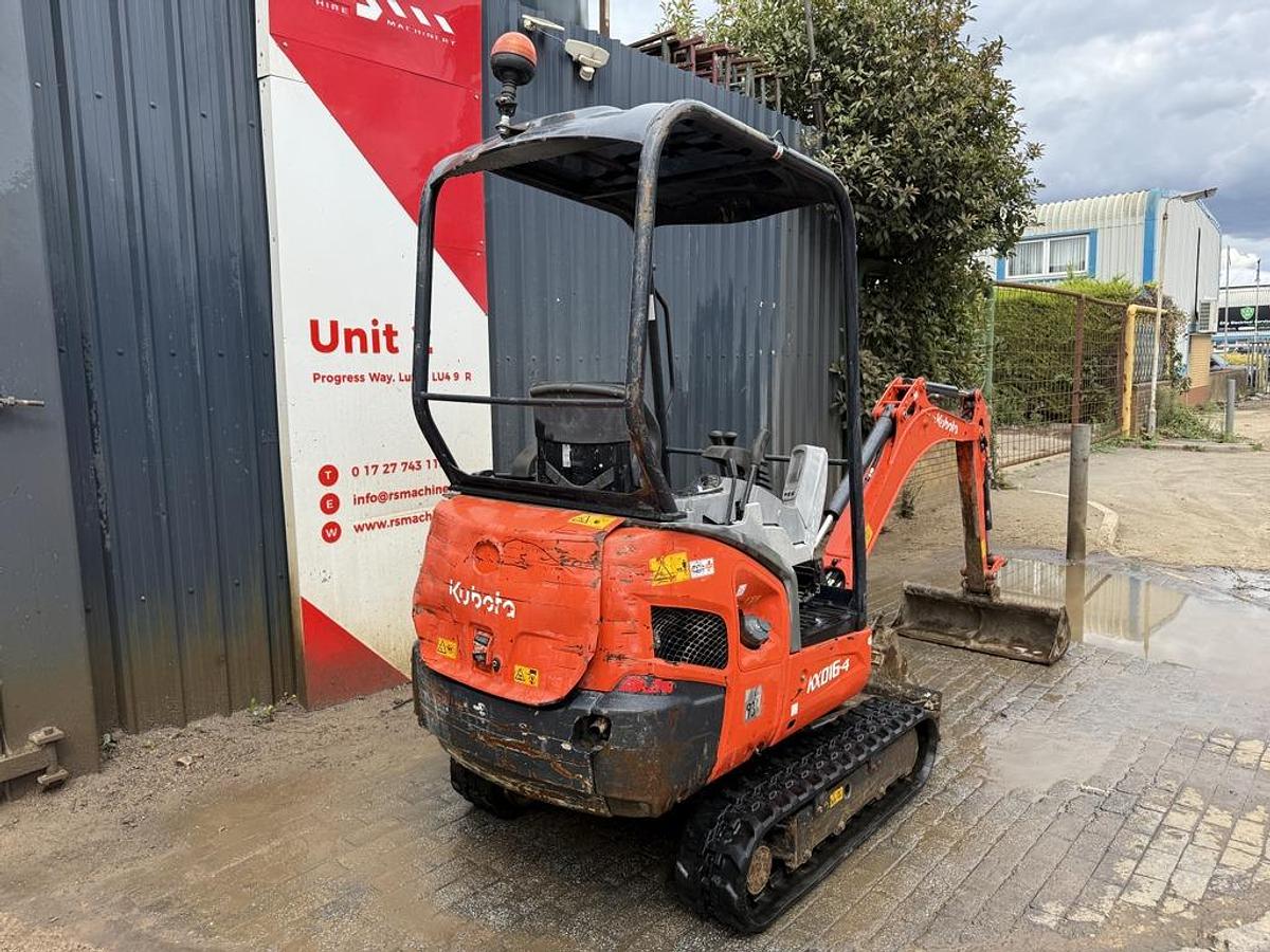 Used Kubota KX016-4 1.6t Mini Excavator