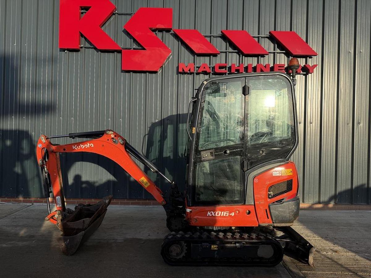 Used Kubota KX016-4 1.6t Mini Excavator