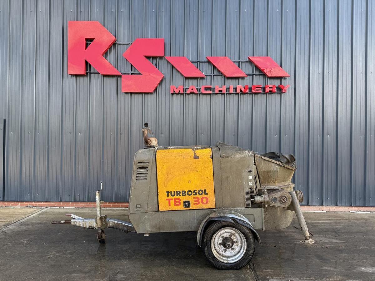 Used Turbosol TB30 Concrete Pump