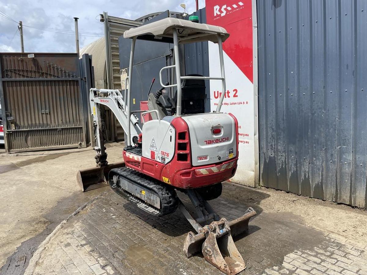 Used Takeuchi TB216 1.8t Mini Excavator