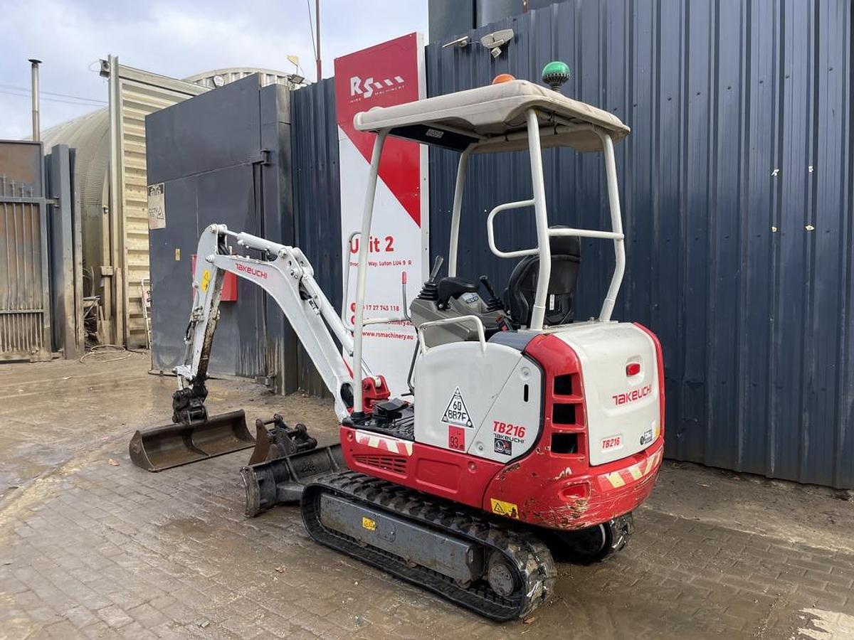 Used Takeuchi TB216 1.8t Mini Excavator