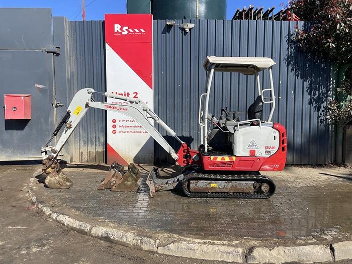 Used Takeuchi TB216 Mini Excavator