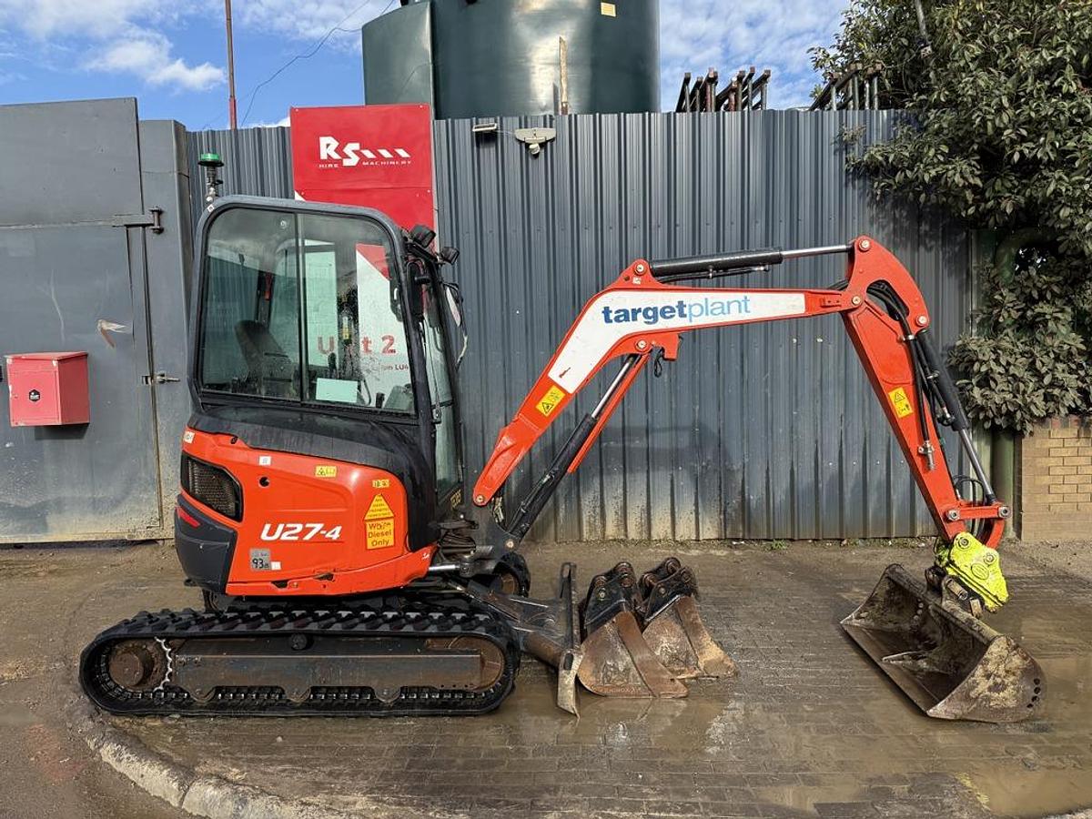 Used Kubota U27-4 2.7t Mini Excavator