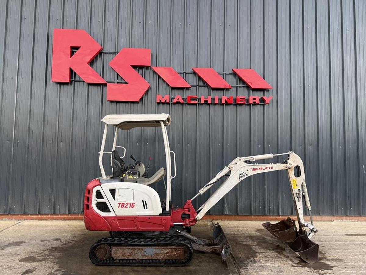 Used Takeuchi TB216 1.8t Mini Excavator