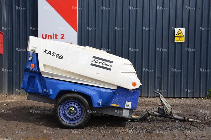 Used ATLAS COPCO XAS67