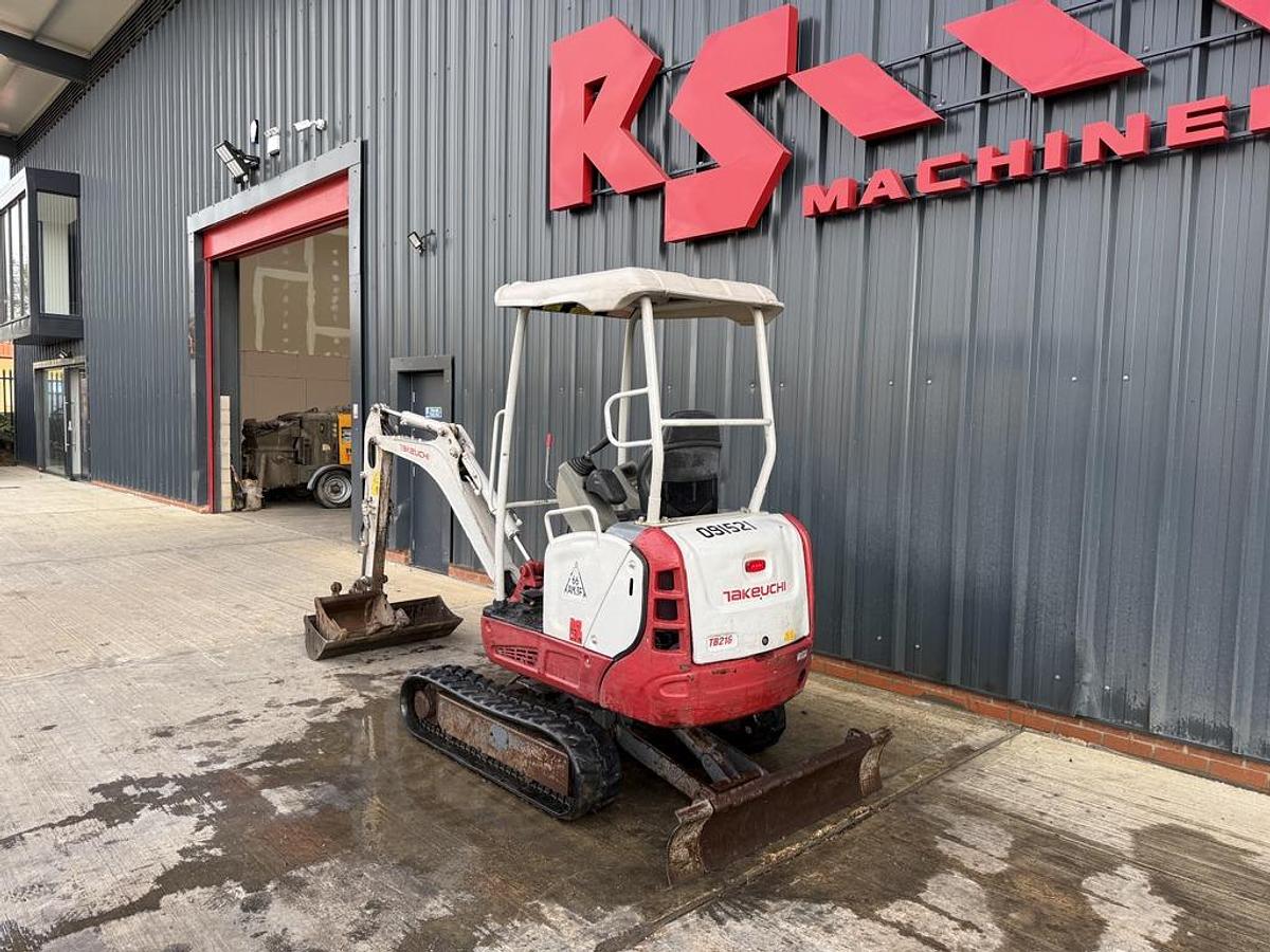 Used Takeuchi TB216 1.8t Mini Excavator