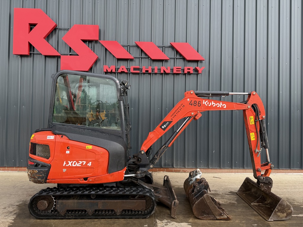 Used Kubota KX027-4 2.7t Mini Excavator