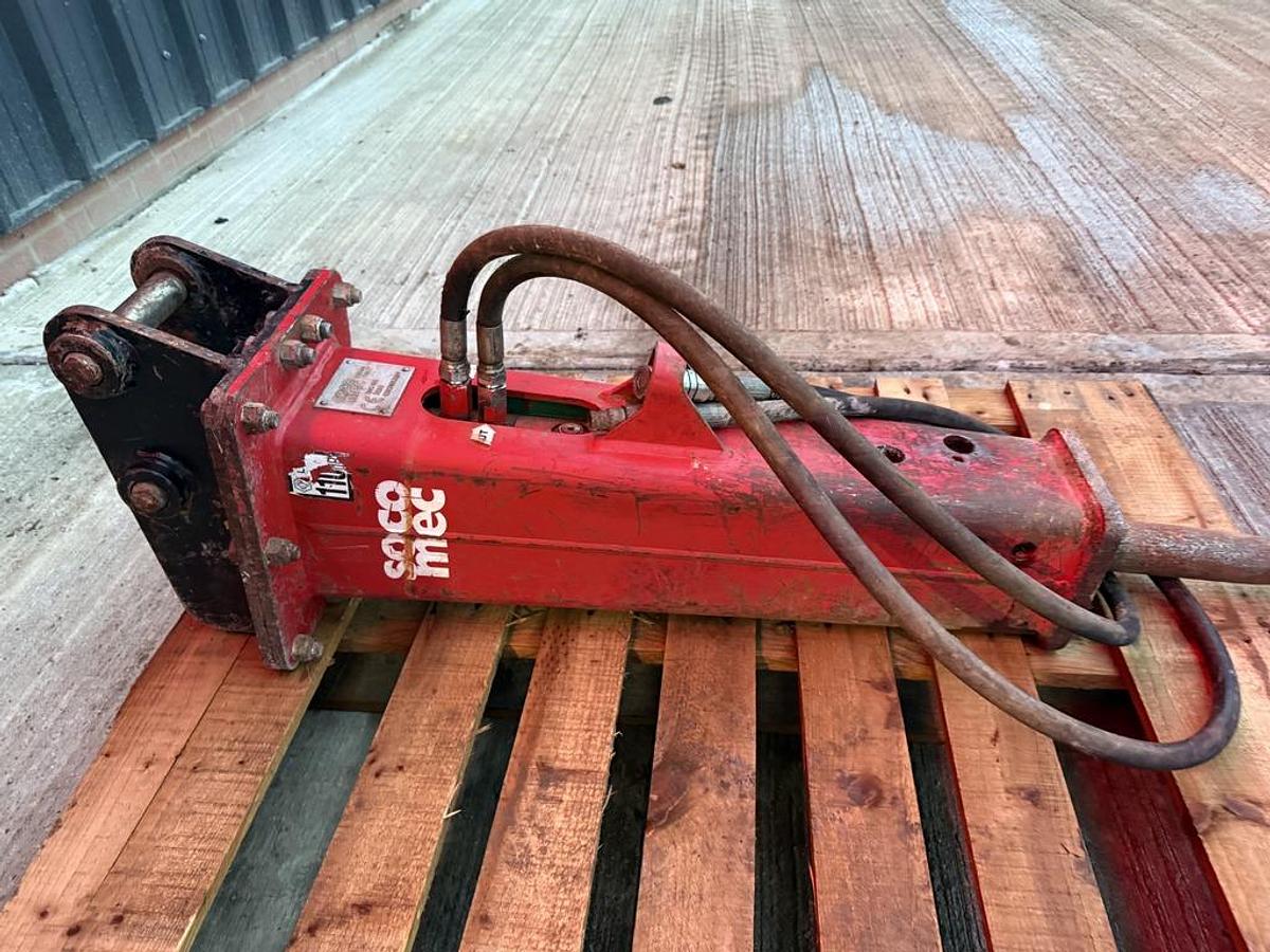 Used Socomec DMS 165 1,8 - 3,0 t Hydraulic Breaker