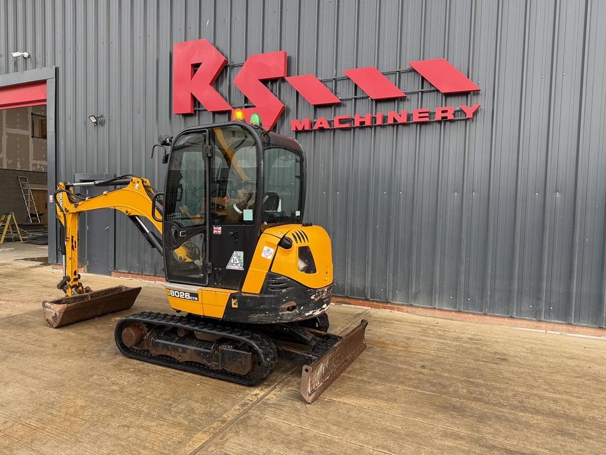 Used JCB 8026 CTS 2.8t Mini Excavator