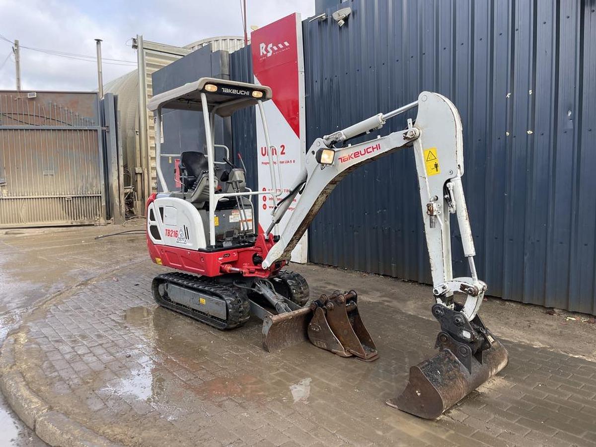 Used Takeuchi TB216 1.8t Mini Excavator
