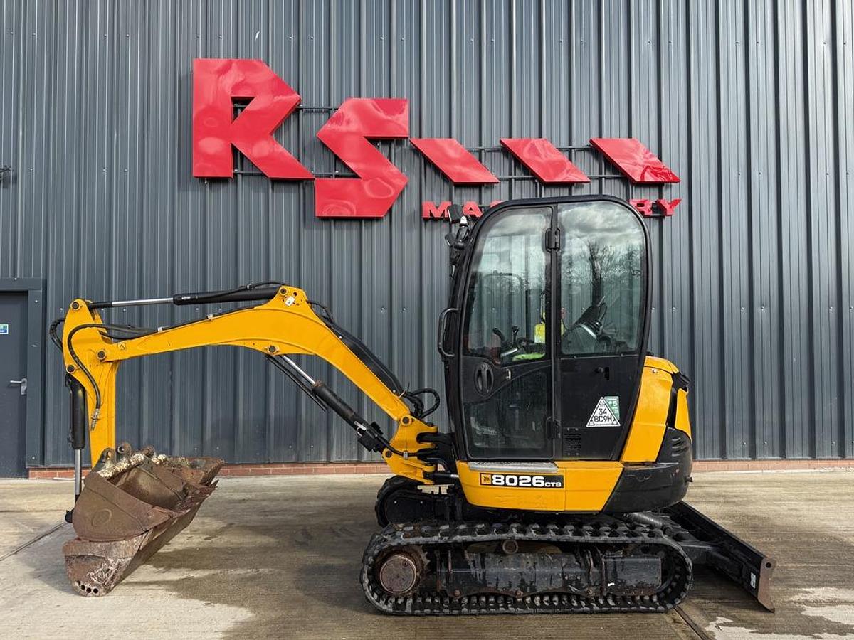 Used JCB 8026 CTS 2.8t Mini Excavator