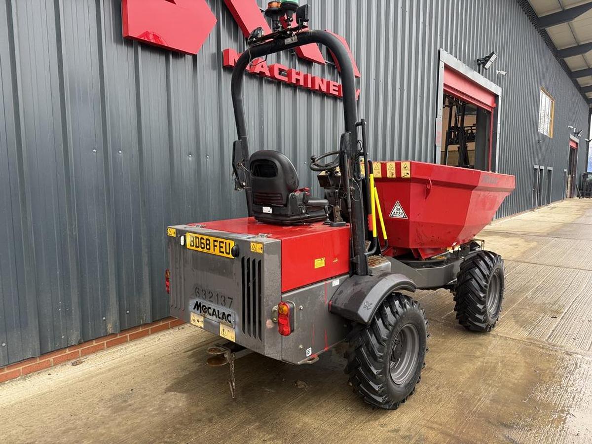 Used Mecalac TA3s 3 Ton Swivel Dumper