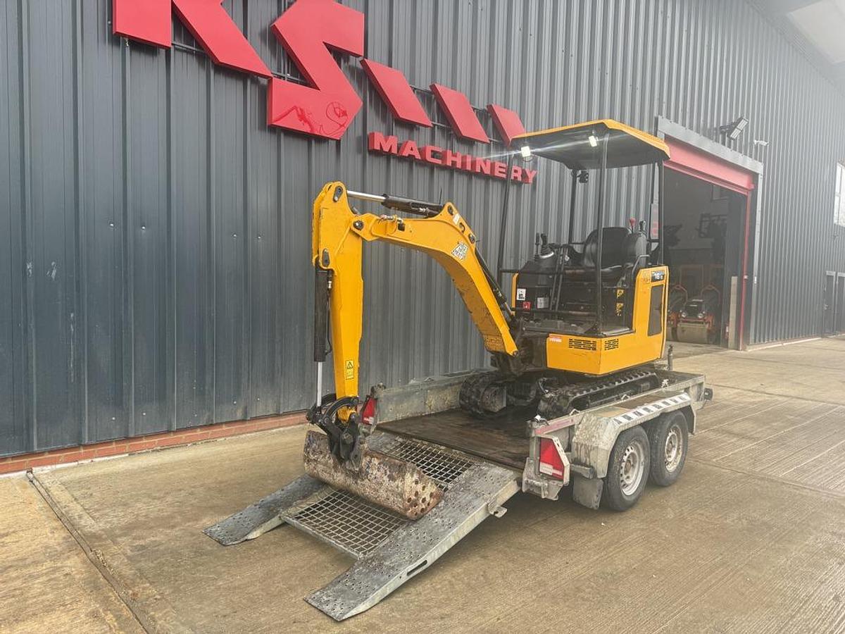 Used JCB 16C-1 1.6t Mini Excavator +2.7t Trailer
