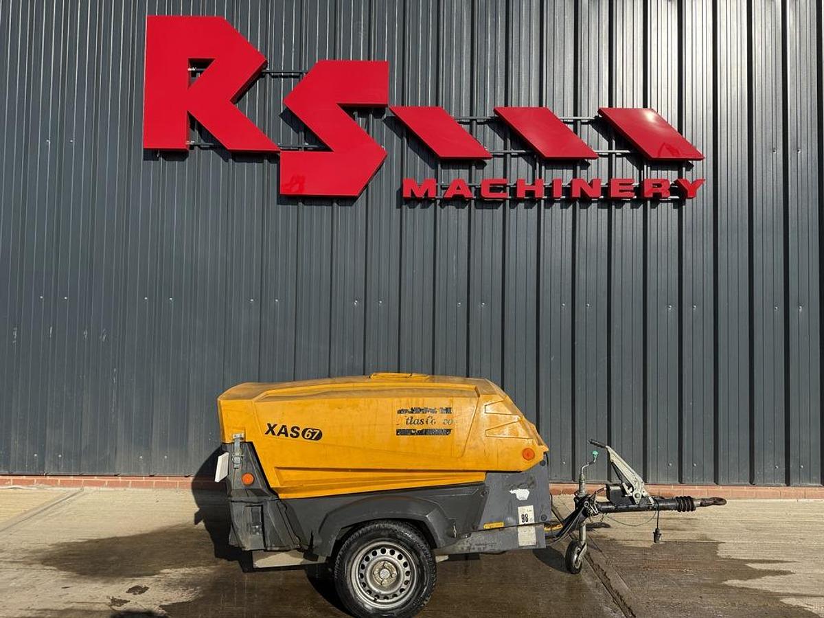 Used Atlas Copco XAS67 3.6 m3/min Compressor