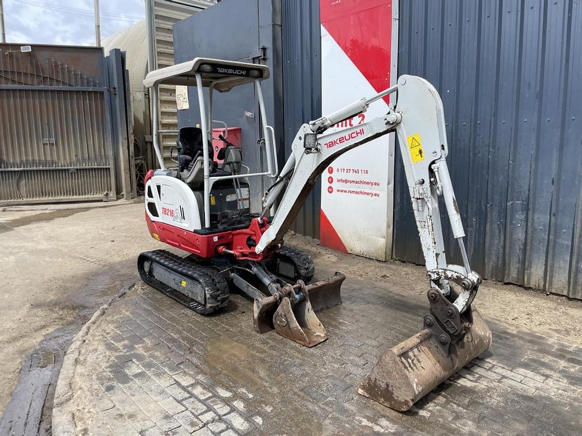 Used Takeuchi TB216 1.8t Mini Excavator