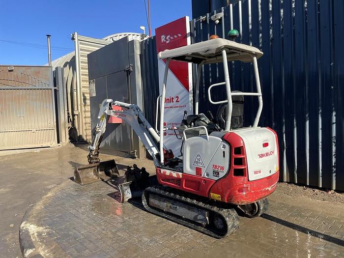 Used Takeuchi TB216 1.8t Mini Excavator