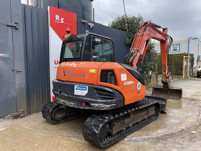 Used KUBOTA KX080-4