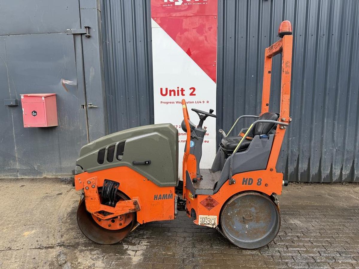 Used Hamm HD 8 1.6t Roller
