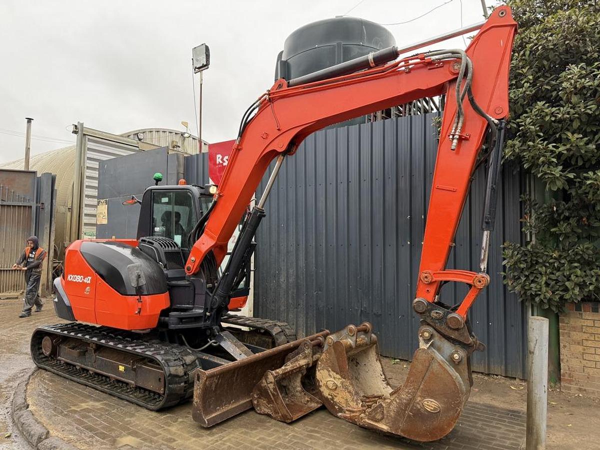 Used Kubota KX080-4 8t Mini Excavator