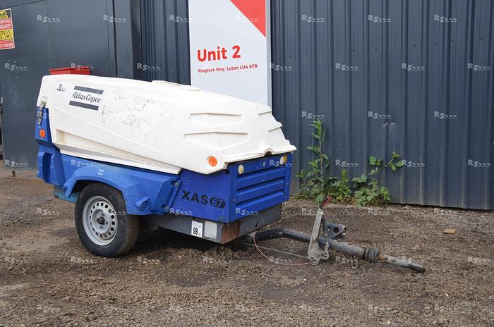 Used ATLAS COPCO XAS67 KD