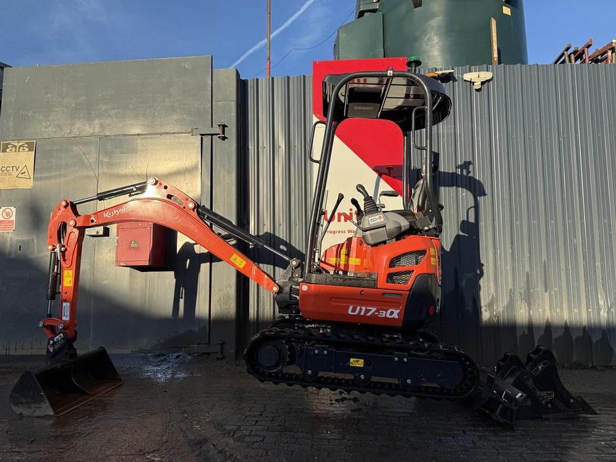 Used Kubota U17-3 1,7t Mini Excavator
