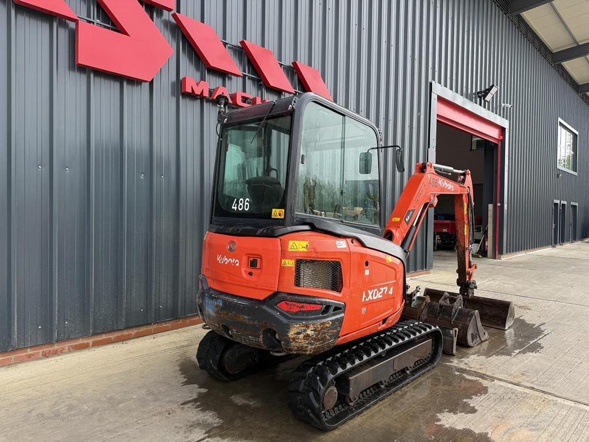 Used Kubota KX027-4 2.7t Mini Excavator