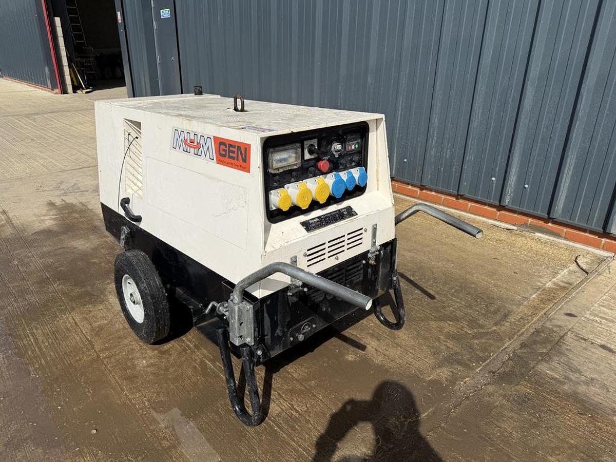 Used MHM MG 10000 SSKH-V 10 kVA Diesel Generator