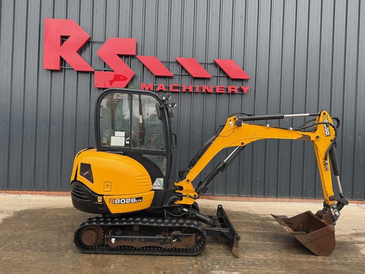 Used JCB 8026 CTS 2.8t Mini Excavator
