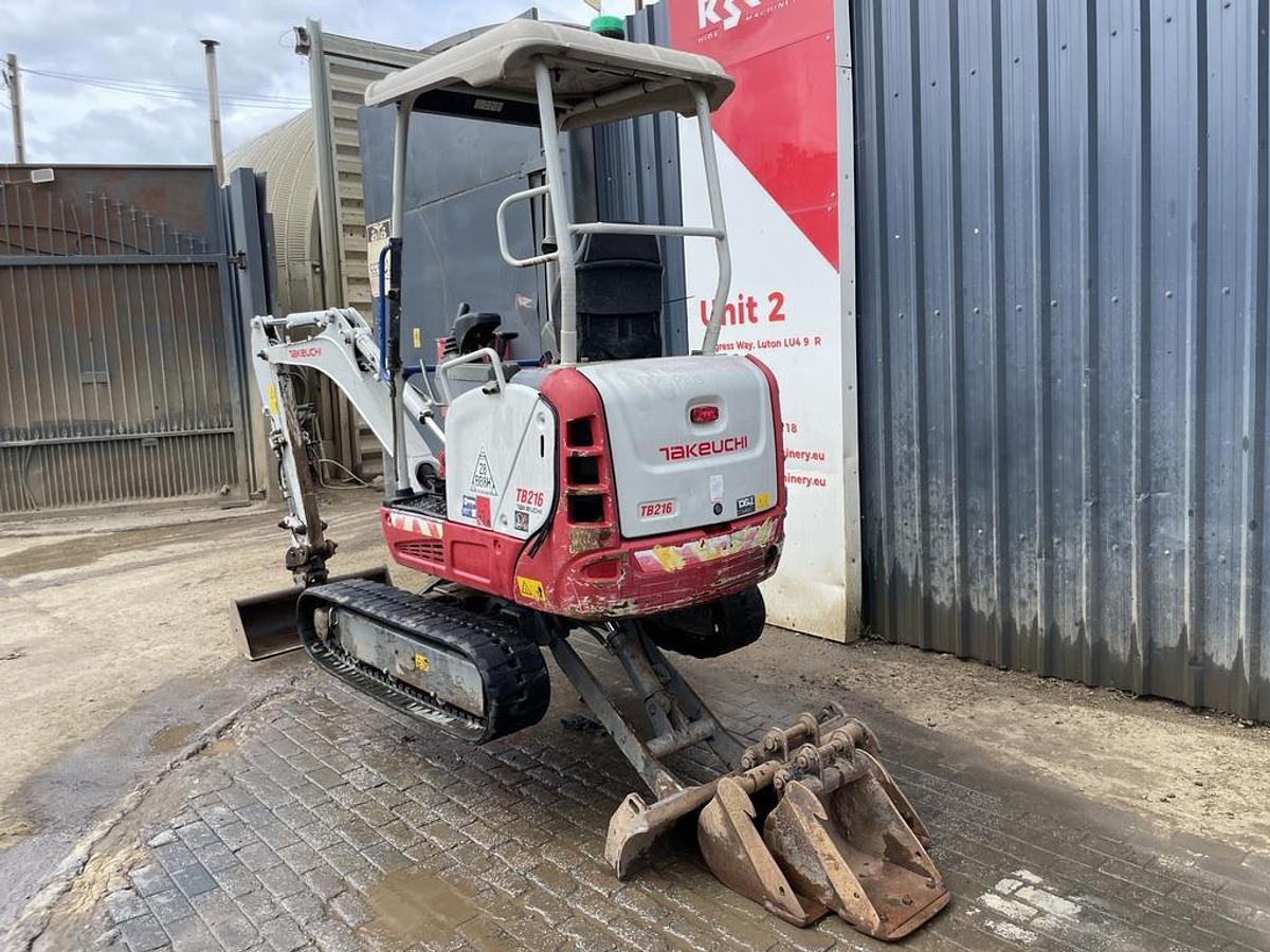 Used Takeuchi TB216 1.8t Mini Excavator