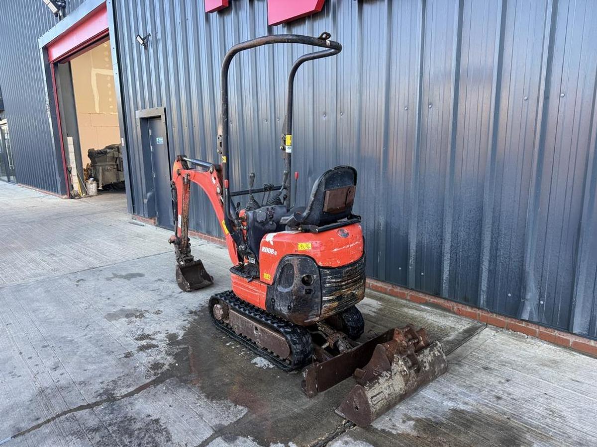 Used Kubota K008-3 1t Micro Excavator