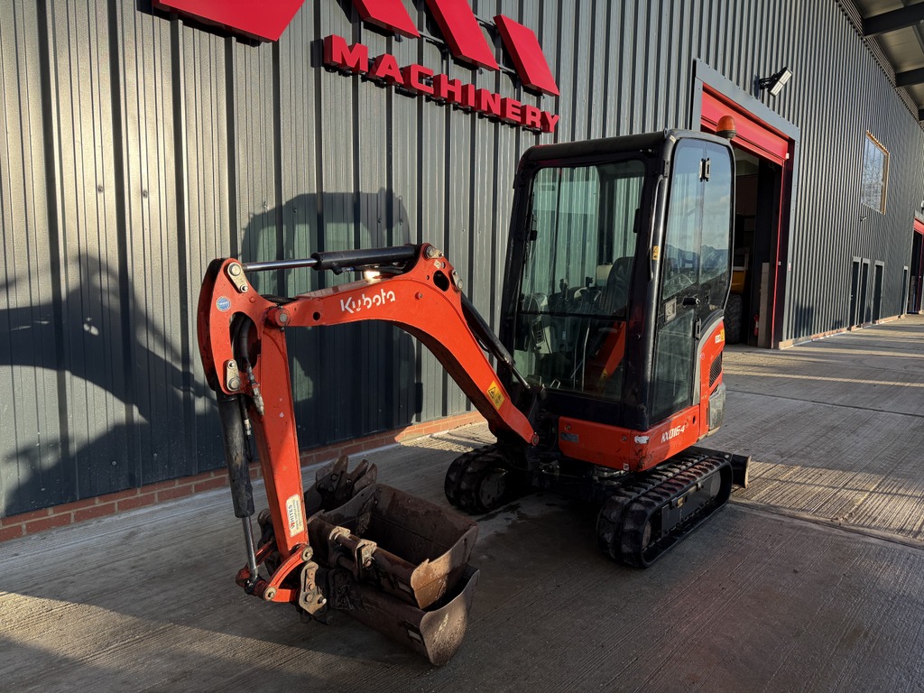 Used Kubota KX016-4 1.6t Mini Excavator