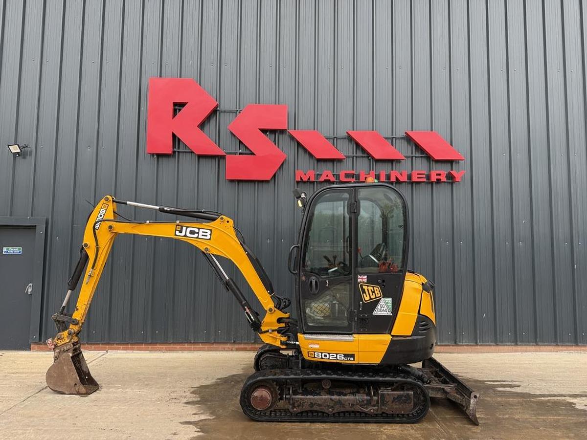 Used JCB 8026 CTS 2.8t Mini Excavator
