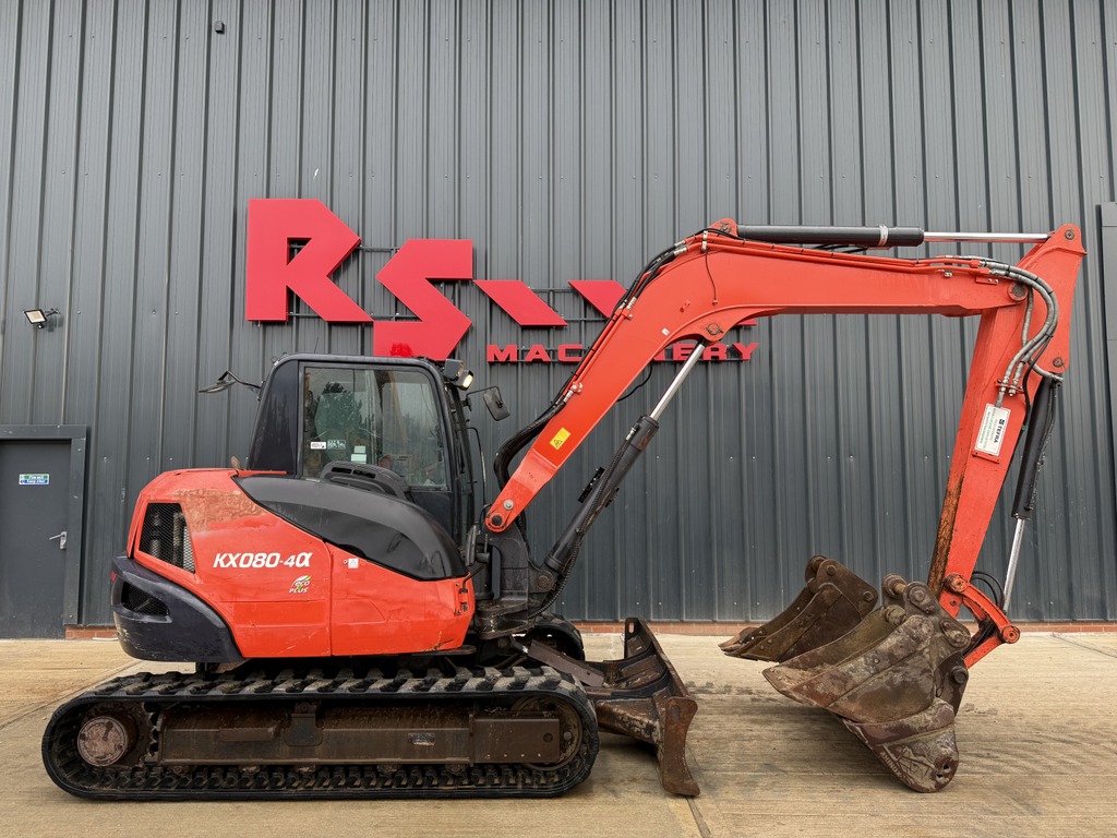 Used Kubota KX080-4 8t Mini Excavator