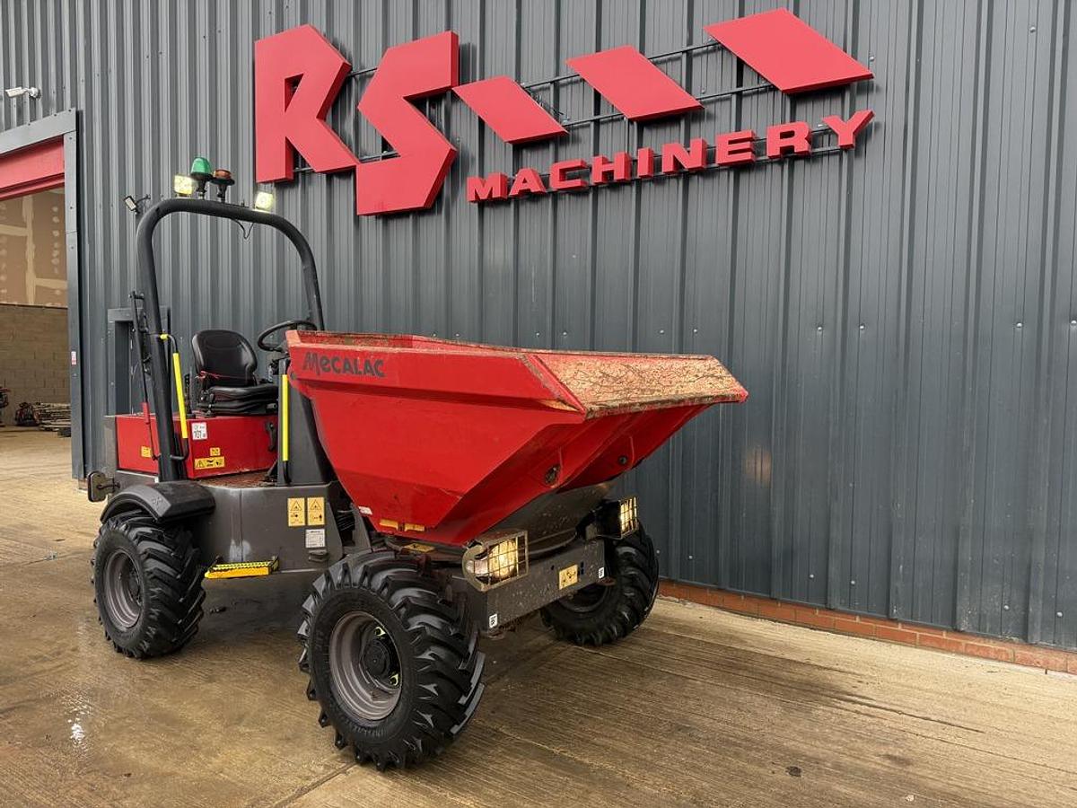 Used Mecalac TA3s 3 Ton Swivel Dumper