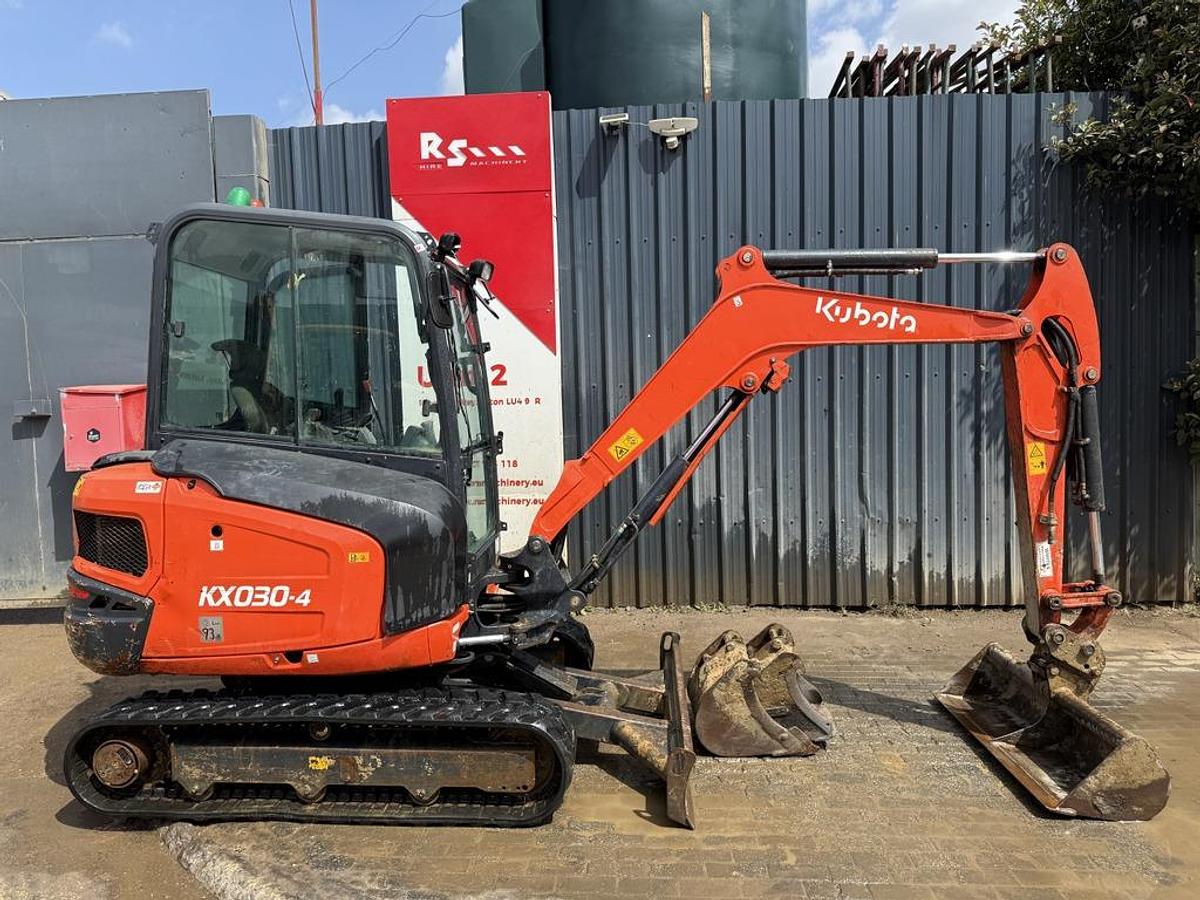 Used Kubota KX030-4 3t Mini Excavator