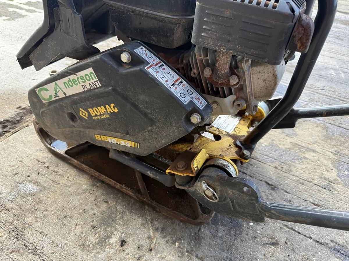 Used Bomag BP 10/35 65kg Plate Compactor