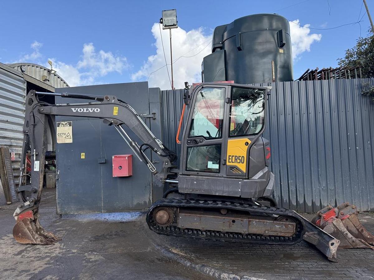 Used Volvo ECR50F 5t Mini Excavator