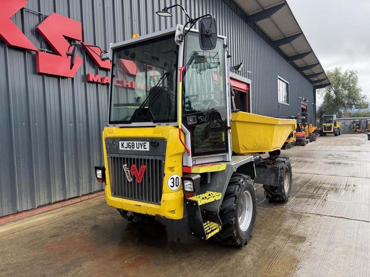 Used Wacker Neuson DV60 6t Dual View Swivel Dumper