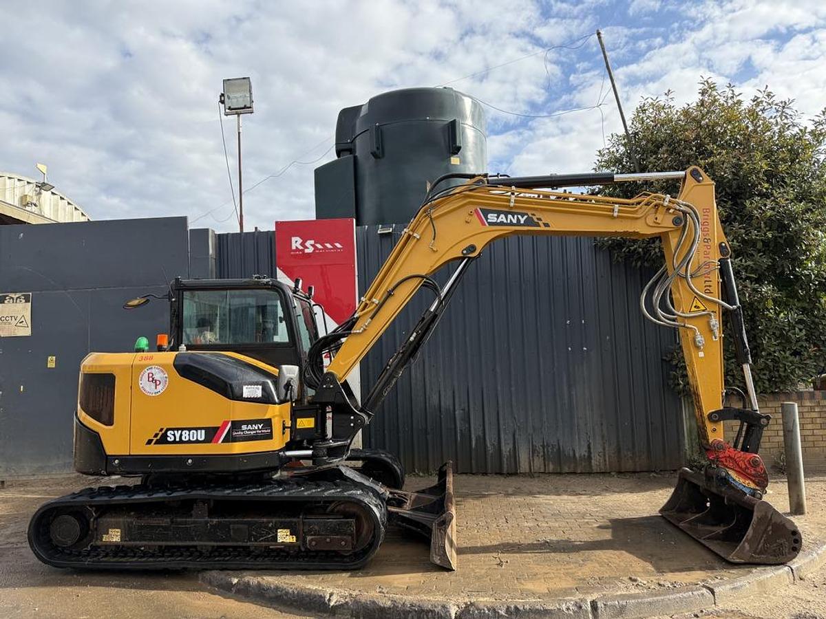 Used Sany SY80U 8.8t Mini Excavator