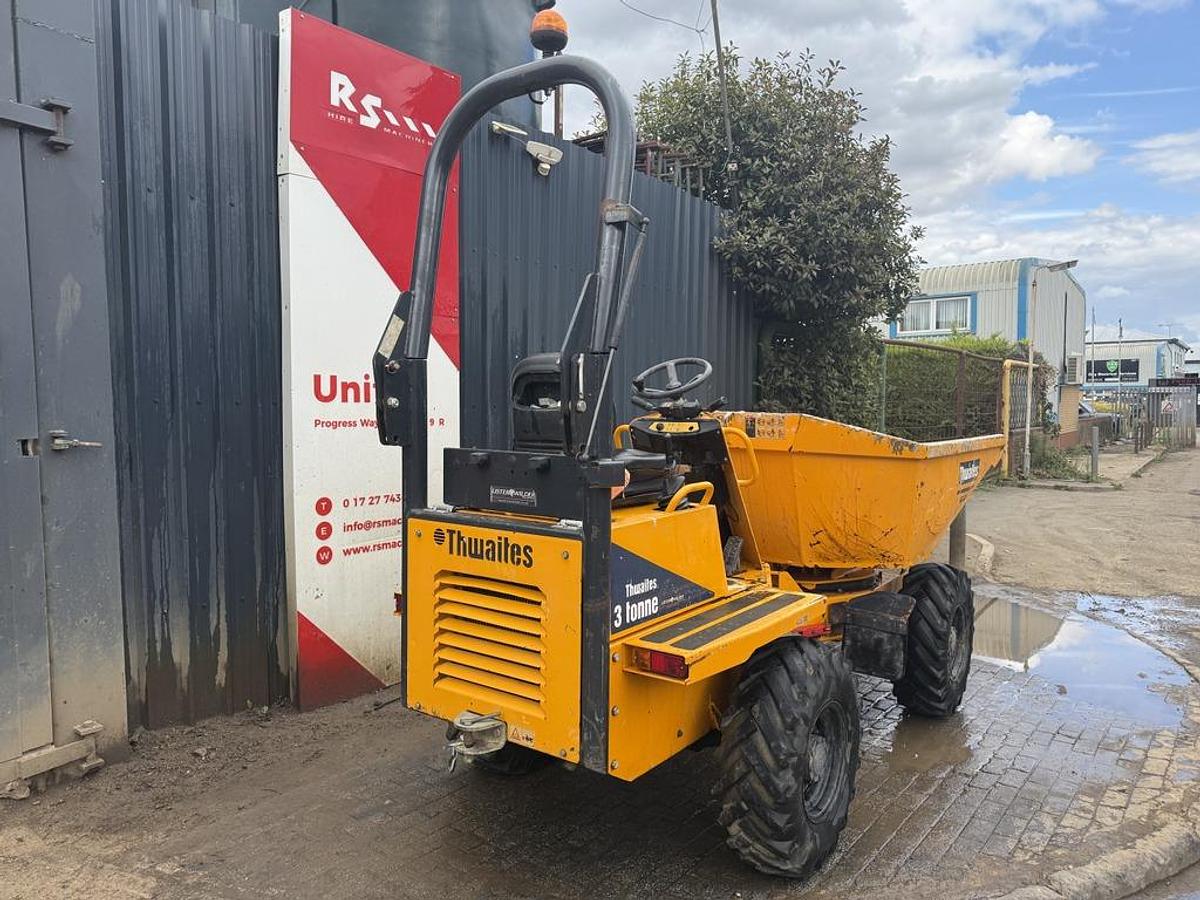 Used Thwaites 3 Tonne Hydrostatic Swivel Dumper