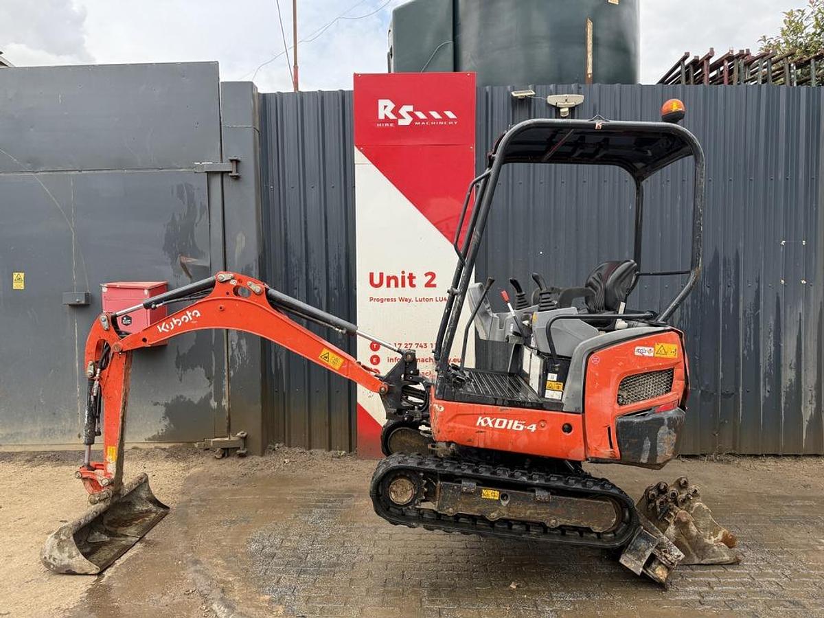 Used Kubota KX016-4 1.6t Mini Excavator