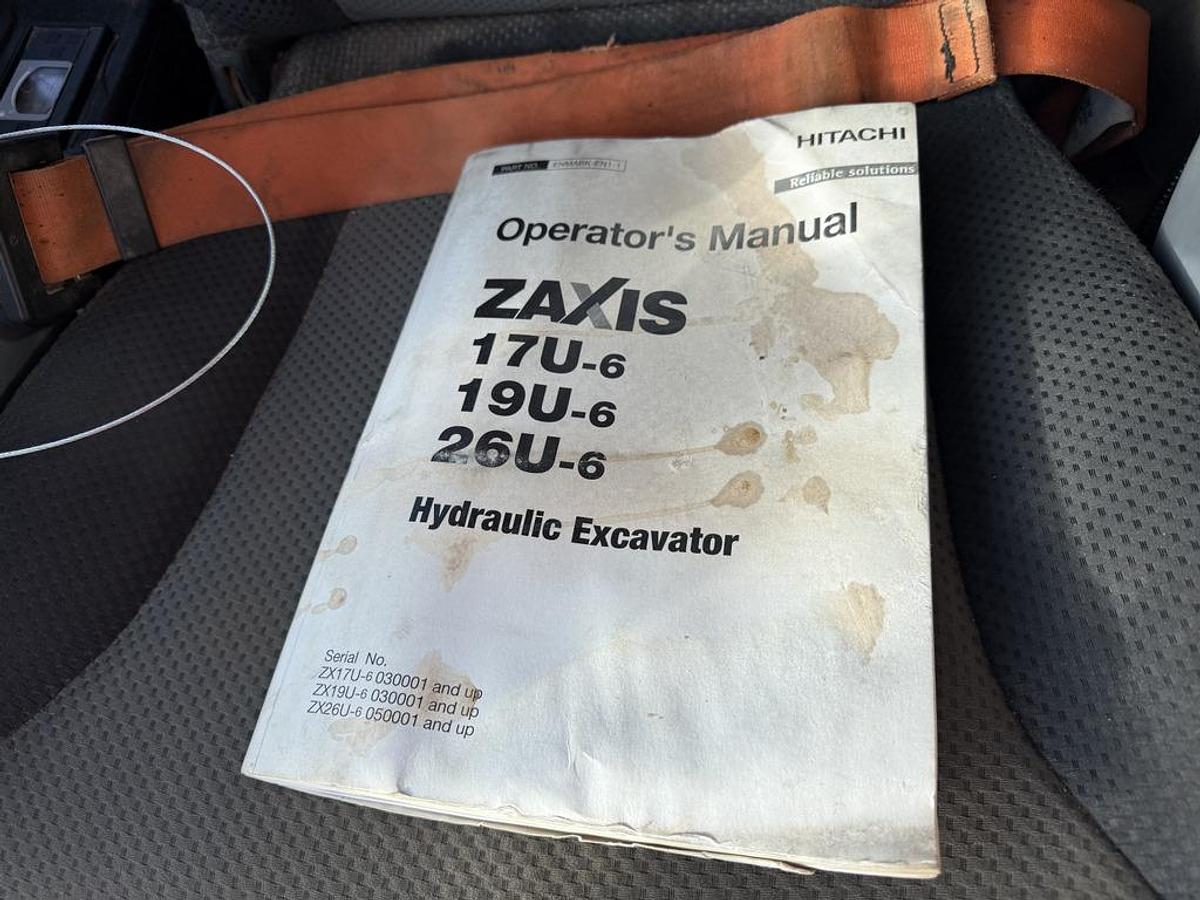Used Hitachi ZX26 U-6 2.7t Mini Excavator