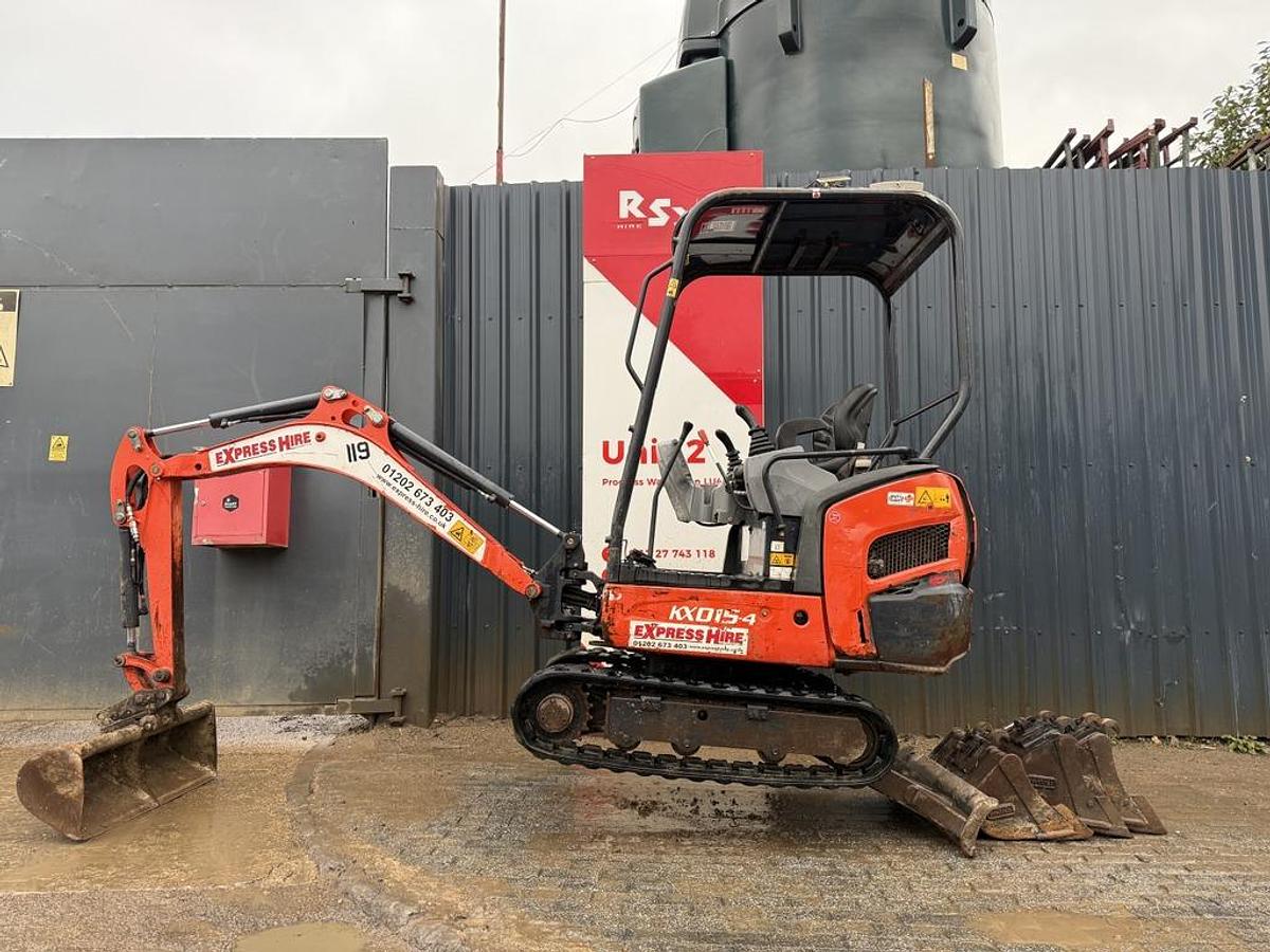 Used Kubota KX015-4 1.5t Mini Excavator