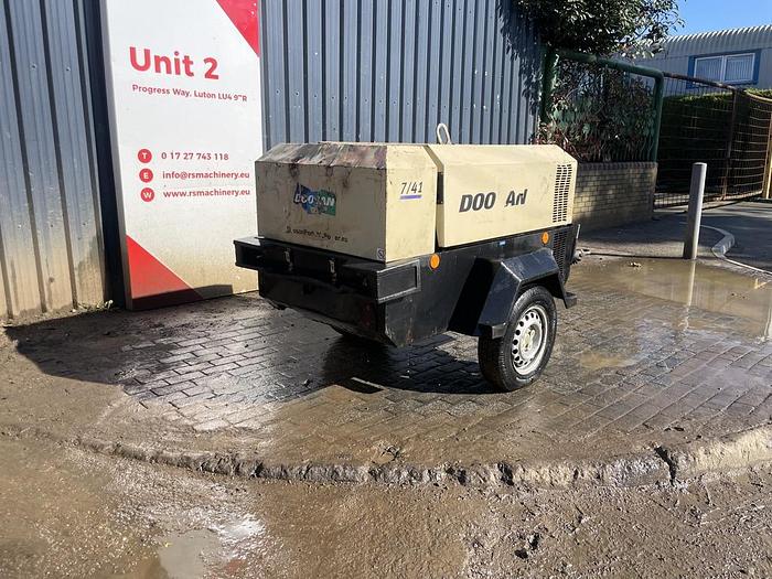 Used Doosan 7/41 4.0 m3/min Compressor