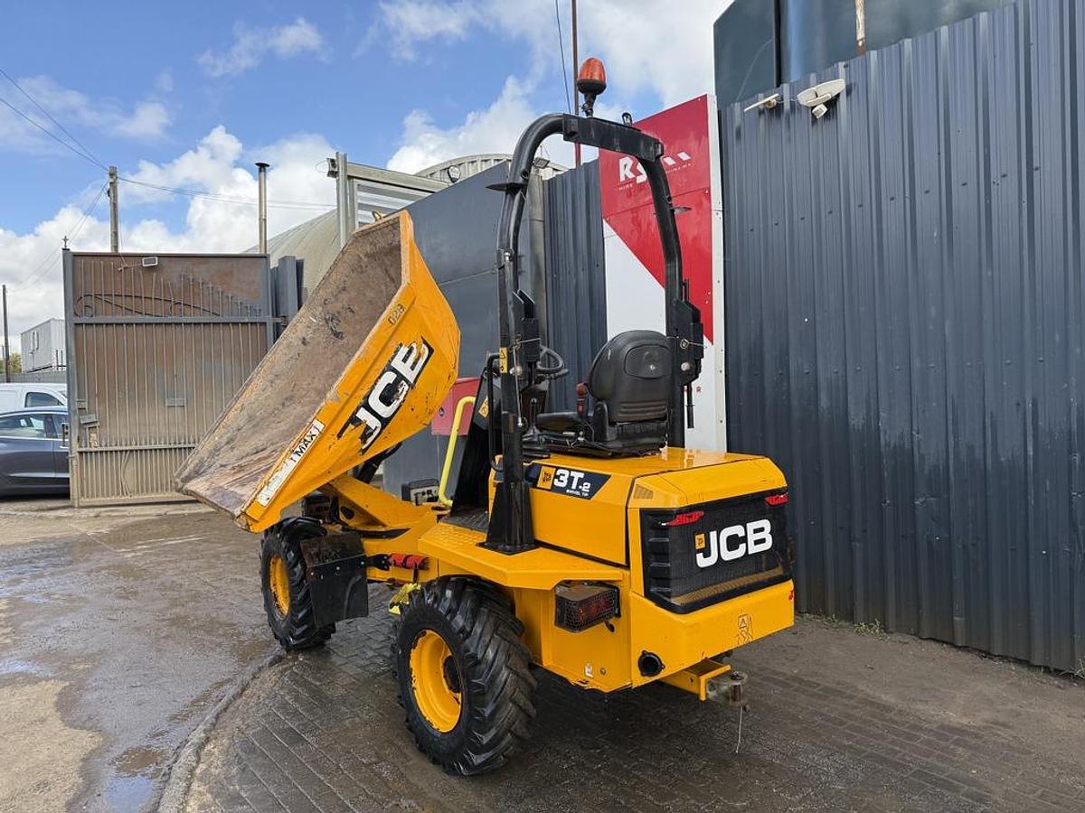 Used JCB 3T-2 ST 3 Ton Swivel Dumper