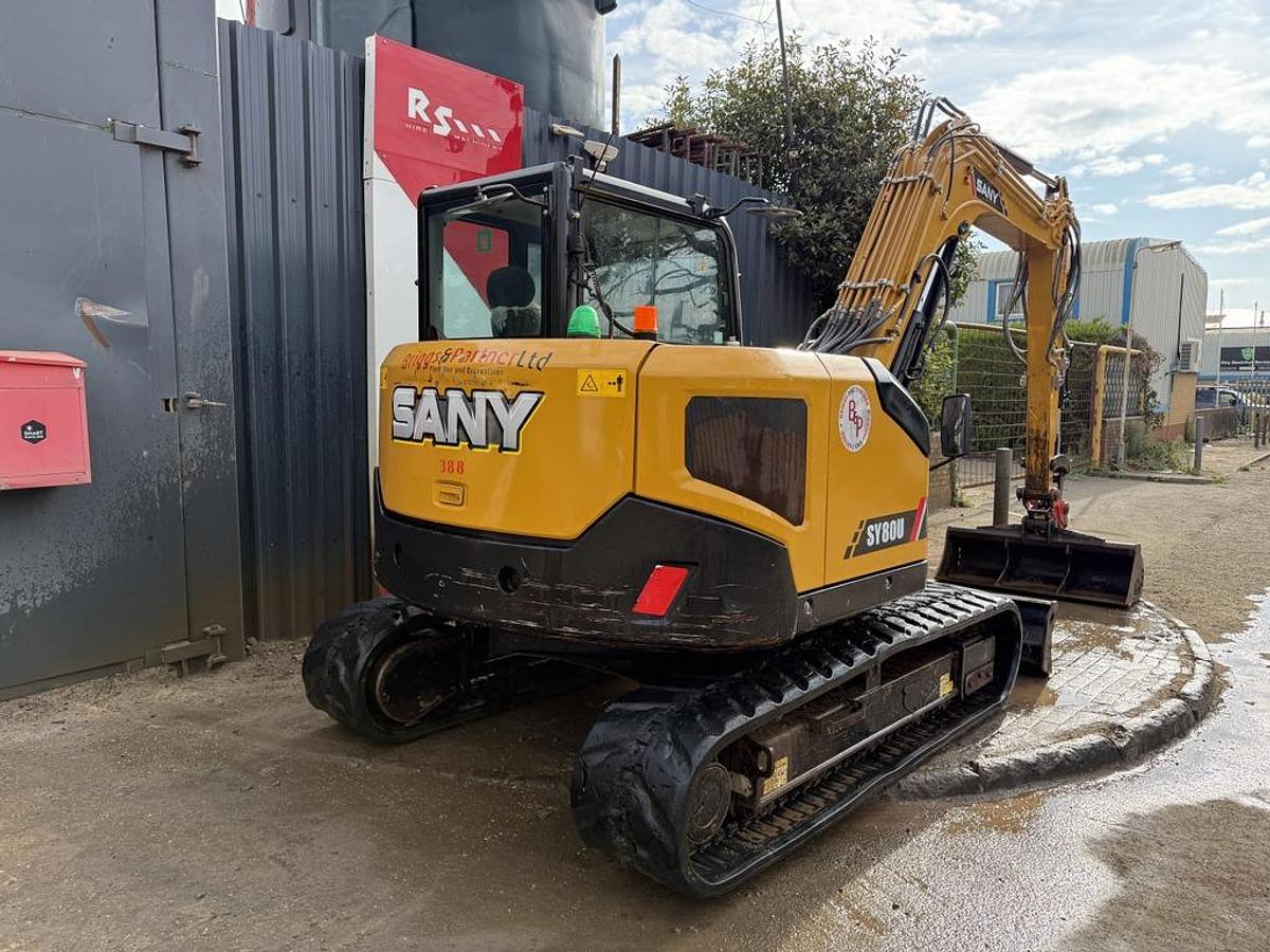 Used Sany SY80U 8.8t Mini Excavator