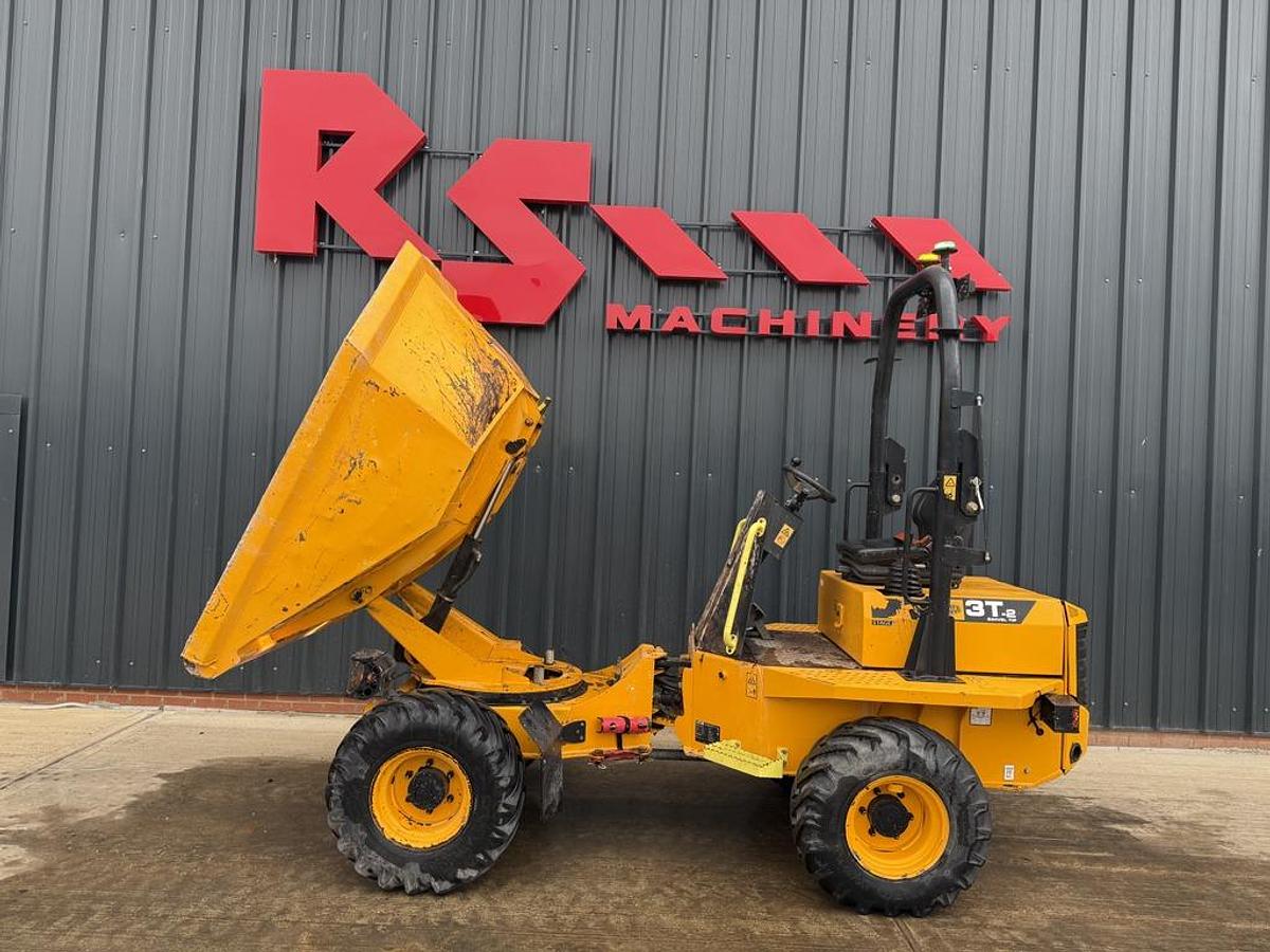 Used JCB 3T-2 ST 3t Swivel Dumper