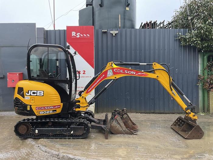 Used JCB 8026 CTS 2.8t Mini Excavator