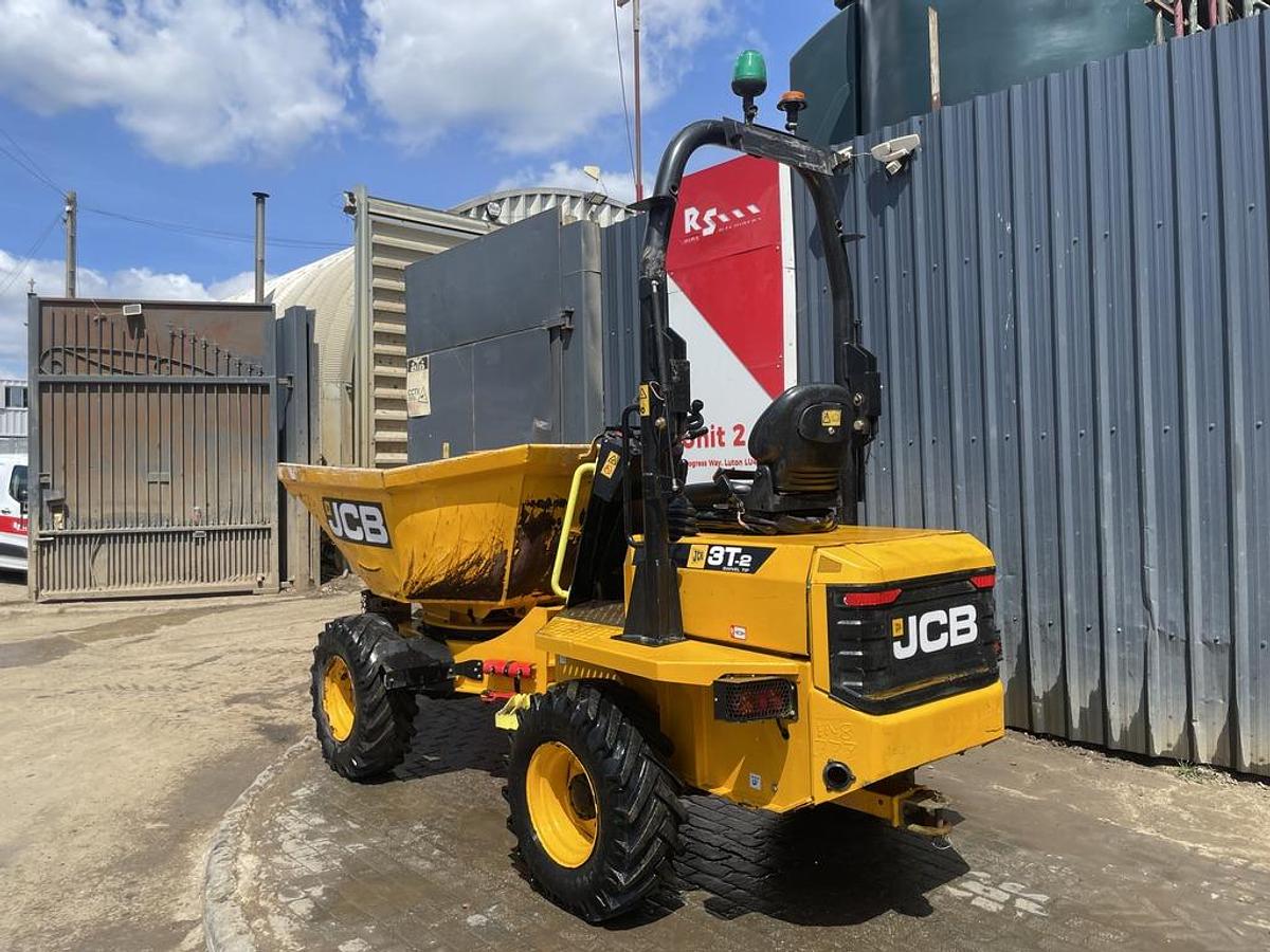 Used JCB 3T-2 ST 3 Ton Swivel Dumper